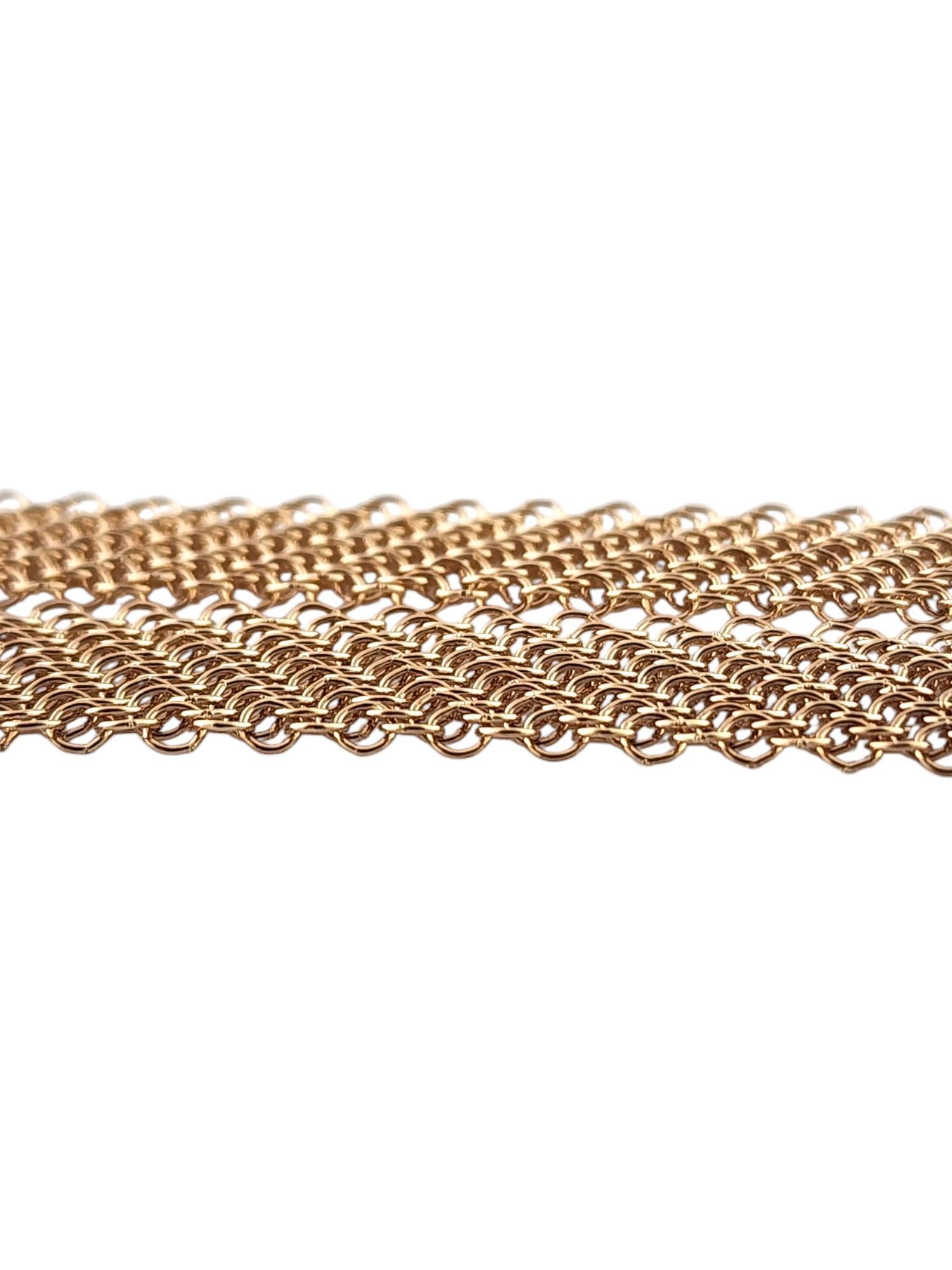 Women's Tiffany & Co. 18 Karat Rose Gold Mesh Necklace 36