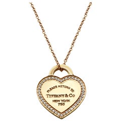 Return to Tiffany® Heart Tag Pendant in Yellow Gold