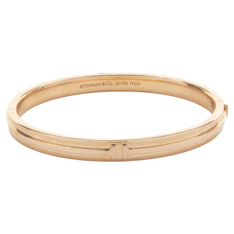 Tiffany t hinged bangle Clearance