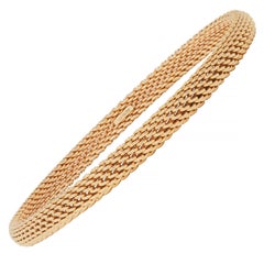 Pulsera brazalete Somerset de malla tejida en oro rosa de 18 quilates Tiffany & Co.