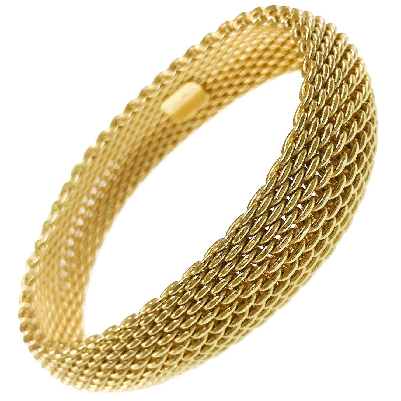 Tiffany And Co 18 Karat Somerset Gold Mesh Bracelet Circa 1995 At 1stDibs tiffany-and-co-18-karat-somerset-gold-mesh-bracelet-circa-1995-at-1stdibs