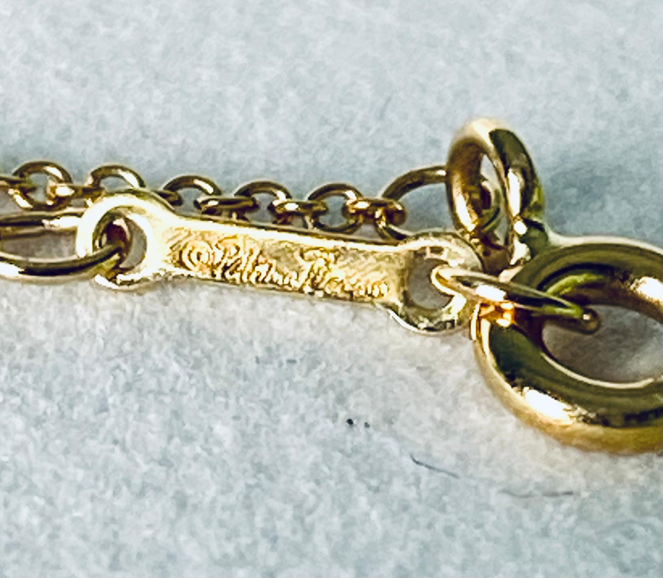 Tiffany Co. 18 Karat Dreifarbige Gold Krone des Herzens Medaillon Halskette 17,5 Zoll im Angebot 3