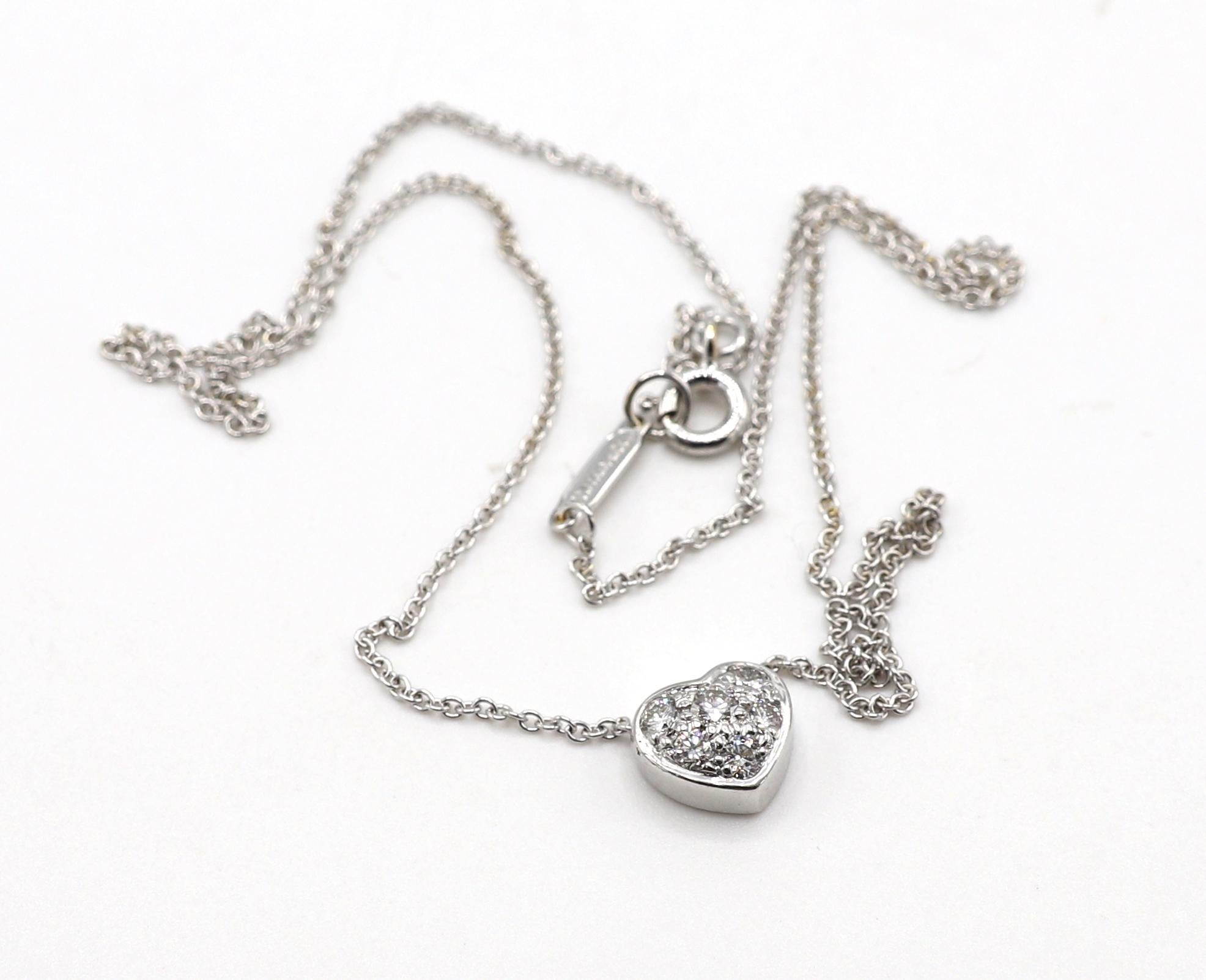 side heart necklace
