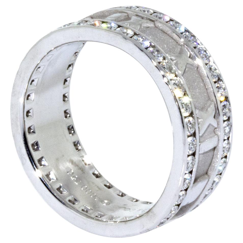 tiffany roman numeral ring with diamonds