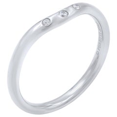 Tiffany
Co. 18 Karat White Gold Curved Diamond Band Tiffany
Co. 18 Karat White Gold Curved Diamond Band