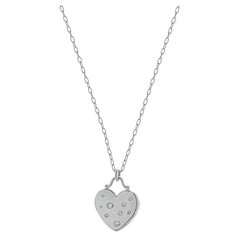 Tiffany & Co. 18 Karat White Gold Diamond Etoile Collection Necklace