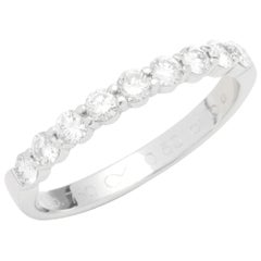 Tiffany & Co. 18 Karat White Gold Embrace Ring