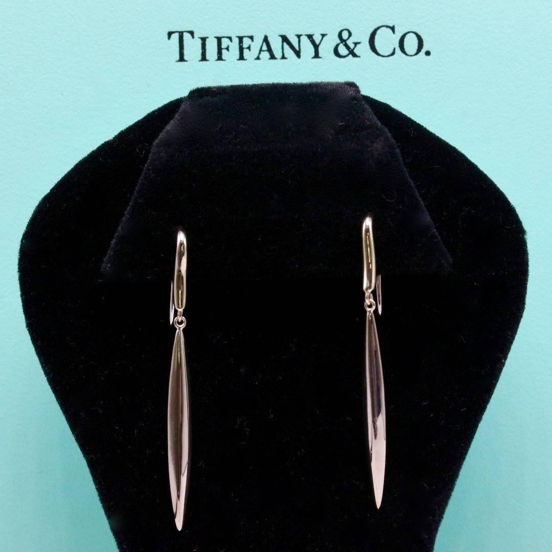 tiffany feather earrings