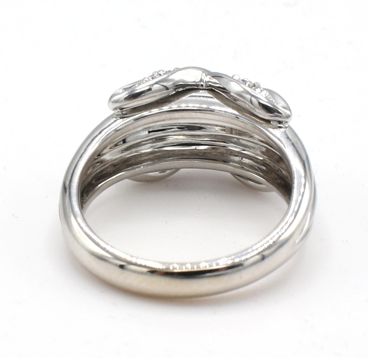 Tiffany & Co. 18 Karat Weißgold Signatur 