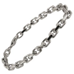 Tiffany & Co. 18 Karat White Gold Spartacus Link Bracelet