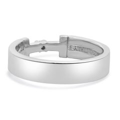 Tiffany & Co. 18 Karat White Golding & Co. True Diamond Link Ring (bague à maillons en or blanc 18 carats avec diamants)