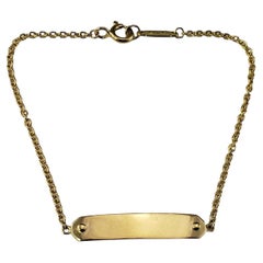 Tiffany & Co. 18 Karat Yellow Child Gold ID Bracelet #18044