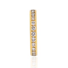 Tiffany & Co. 18 Karat Yellow Gold 0.59cttw Diamond Eternity Band