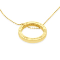 Tiffany & Co. 18 Karat Yellow Gold 1837 Collection Necklace
