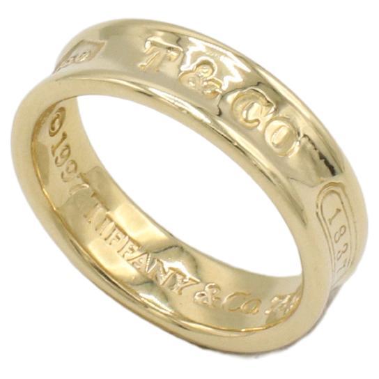 Tiffany & Co. 18 Karat Gelbgold 1837 Signature Band Ehering 1997 (Zeitgenössisch) im Angebot
