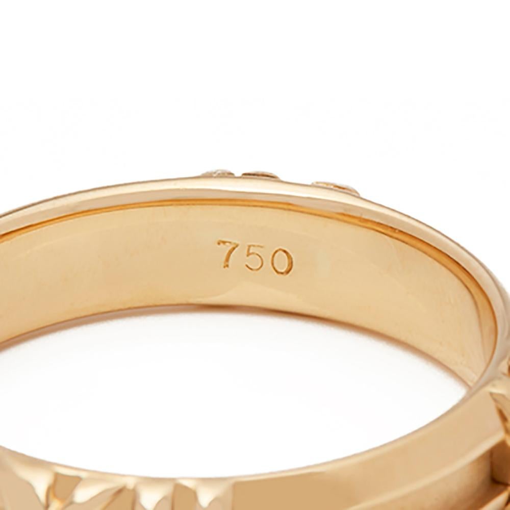 Tiffany & Co. 18 Karat Yellow Gold 1995 Atlas Band Ring 2