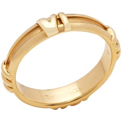 Tiffany & Co. 18 Karat Yellow Gold 1995 Atlas Band Ring