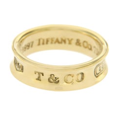 Tiffany & Co. 18 Karat Yellow Gold 1997 Band Ring