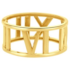 Tiffany & Co. 18 Karat Yellow Gold 2003 Atlas Bangle