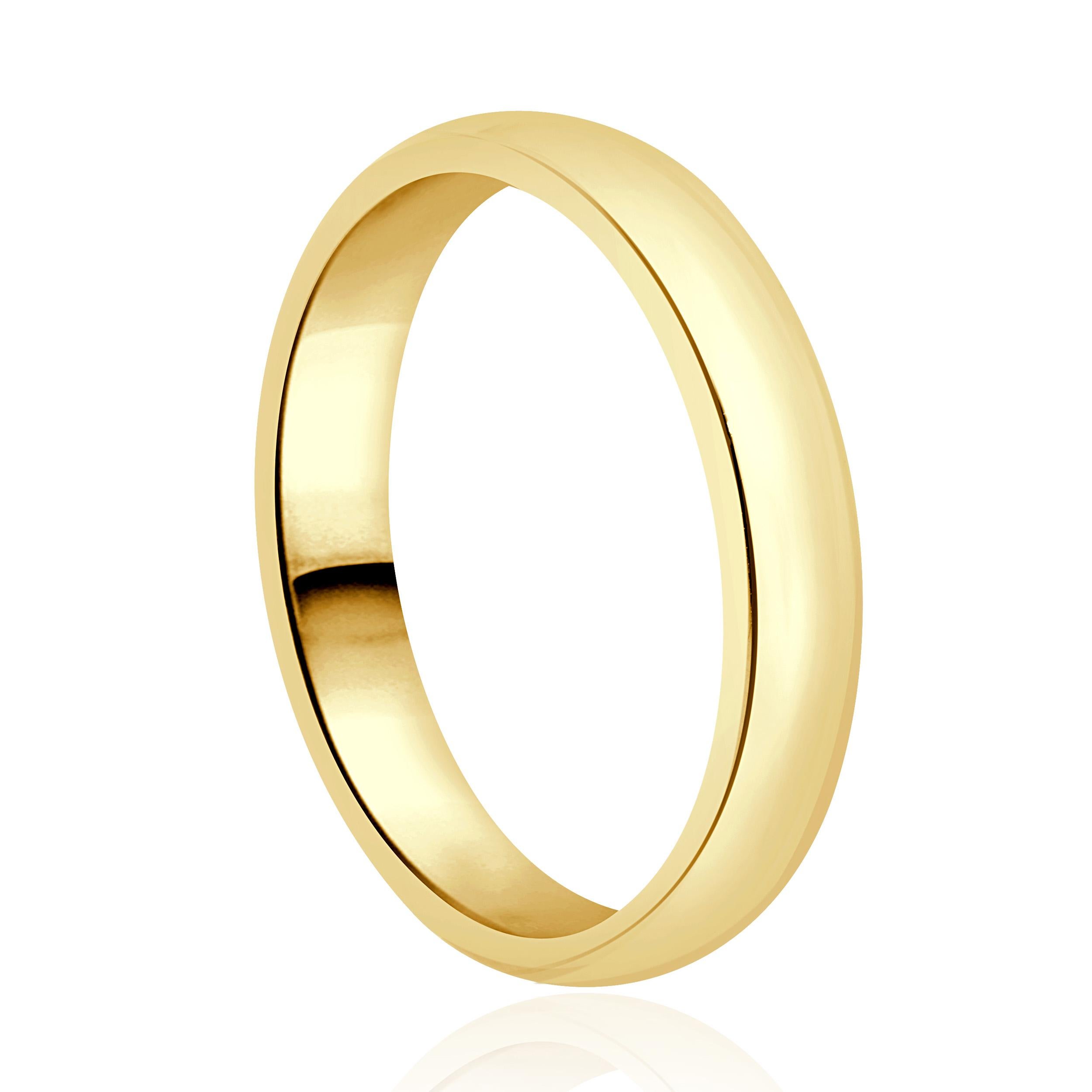 Women's or Men's Tiffany & Co. 18 Karat Yellow Gold 5MM Band For Sale