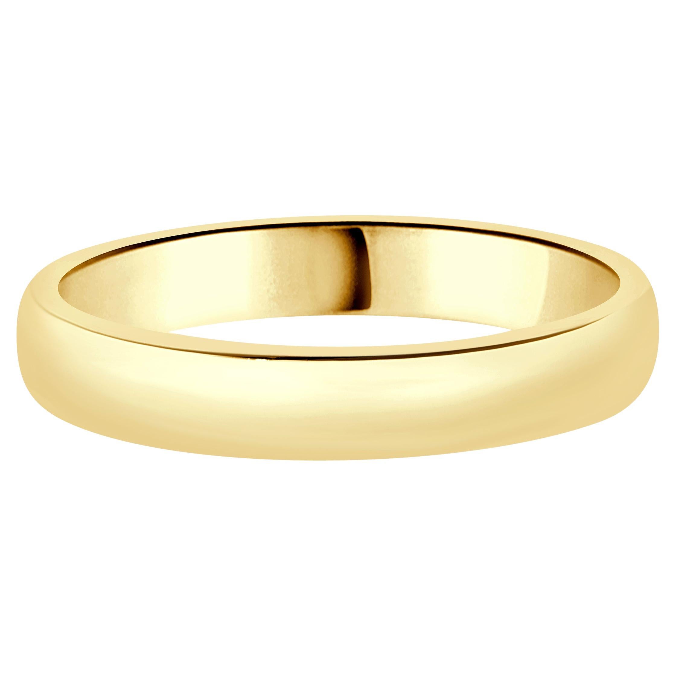 Tiffany & Co. 18 Karat Yellow Gold 5MM Band For Sale