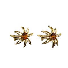 Tiffany & Co. 18 Karat Yellow Gold and Citrine Fireworks Clip On Earrings