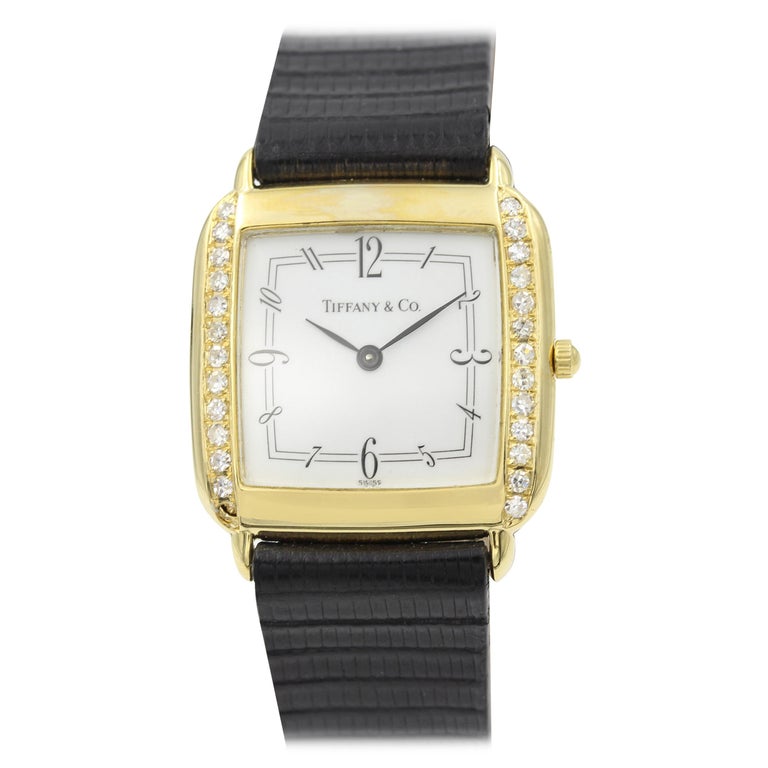 Tiffany and Co. 18 Karat Yellow Gold and Diamonds For Sale at 1stDibs