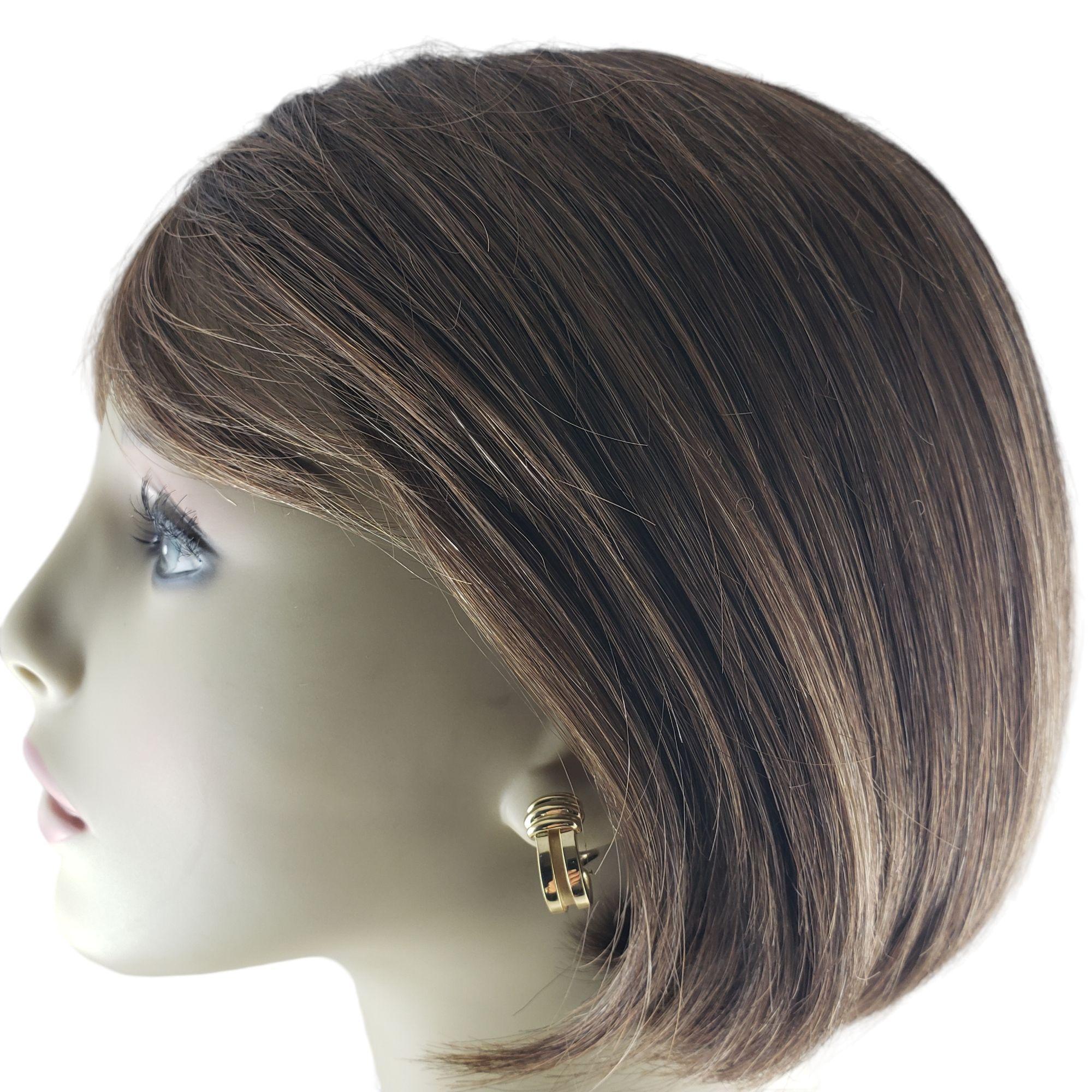 Tiffany & Co 18 Karat Yellow Gold Atlas Earrings In Good Condition In Washington Depot, CT