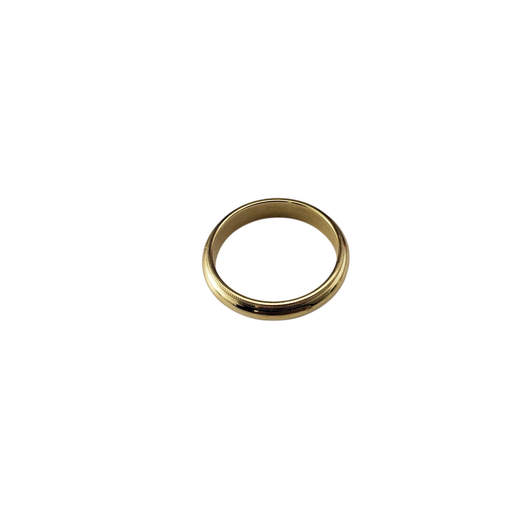 Tiffany & Co. Bague à anneau en or jaune 18 carats taille 8,25-8,5 n° 21550 Bon état - En vente à Washington Depot, CT