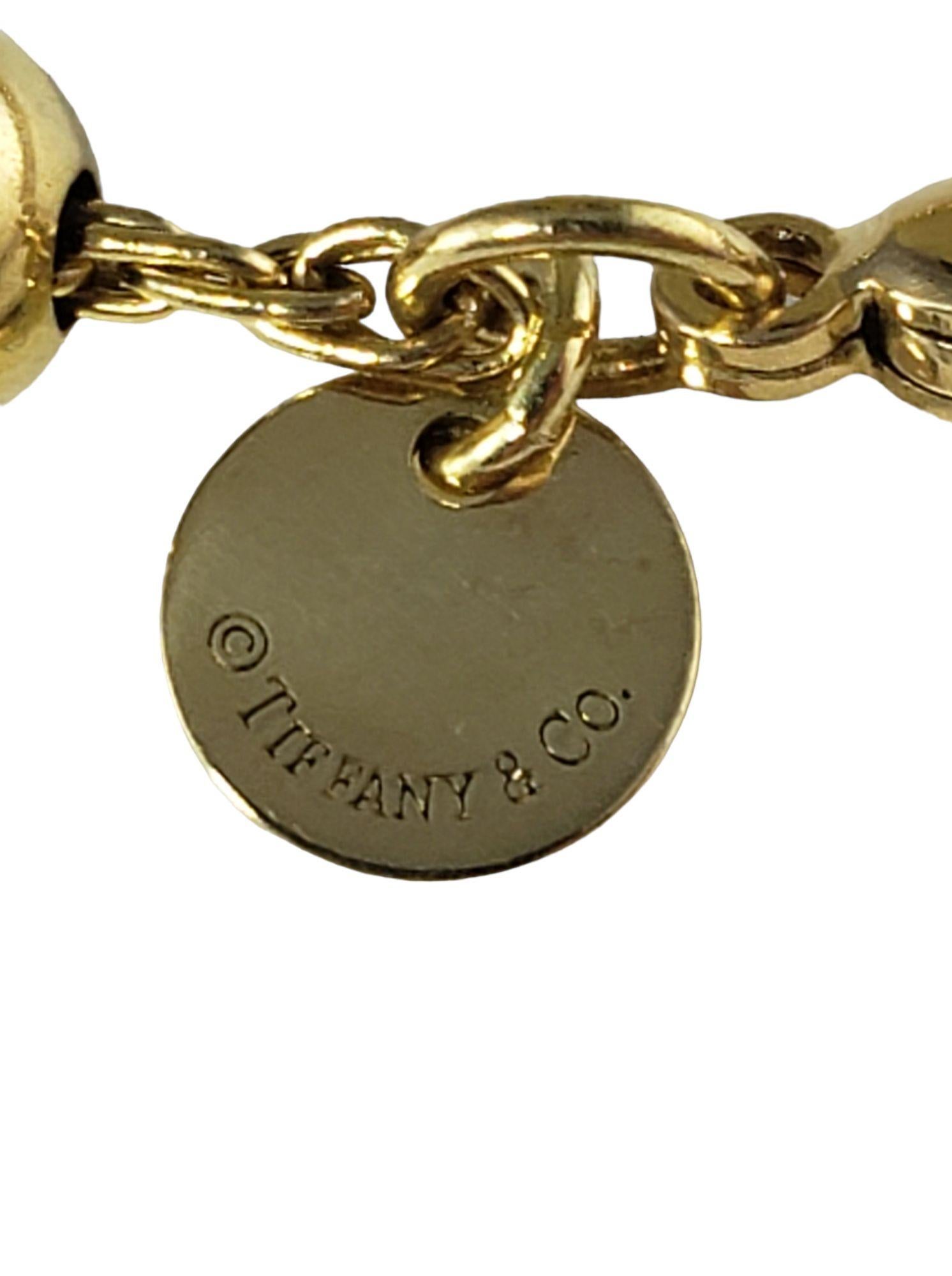 Tiffany & Co. 18 Karat Yellow Gold Bead Necklace 2