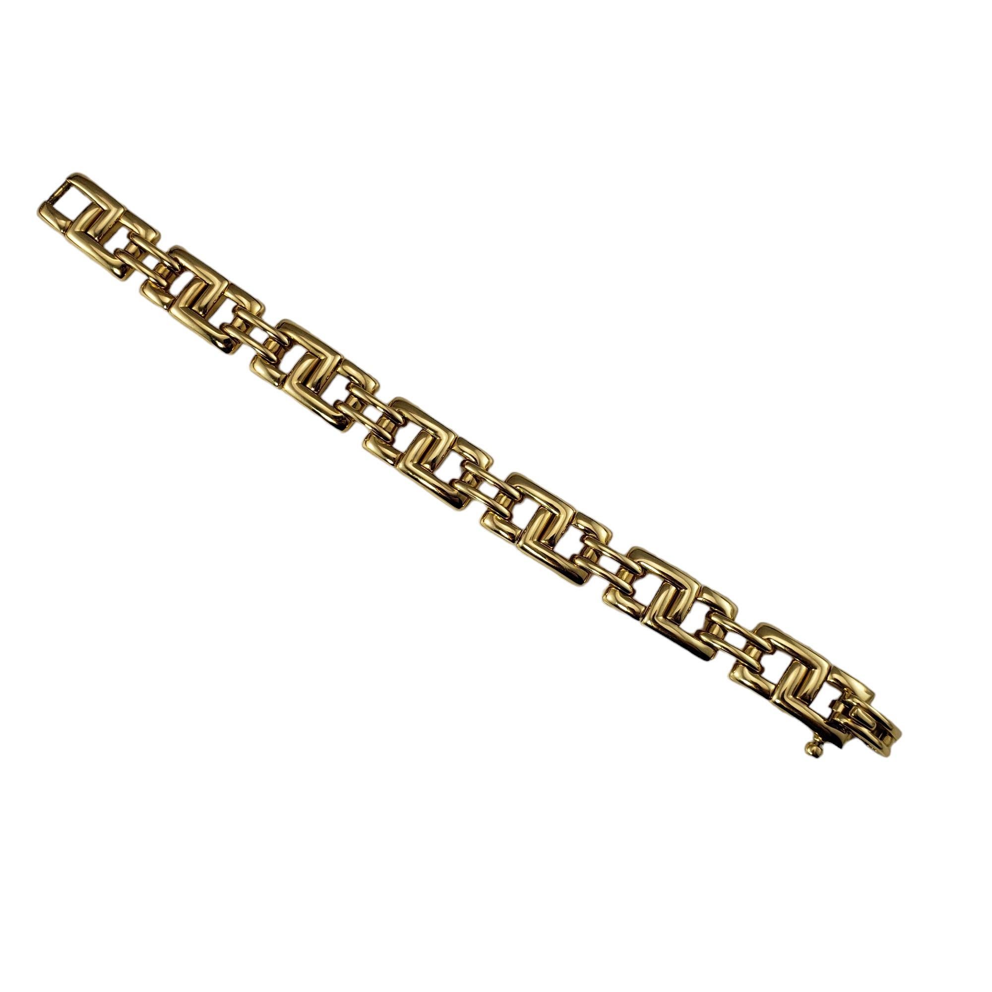 Tiffany & Co. 18 Karat Yellow Gold Biscayne Bracelet #16626 For Sale 1