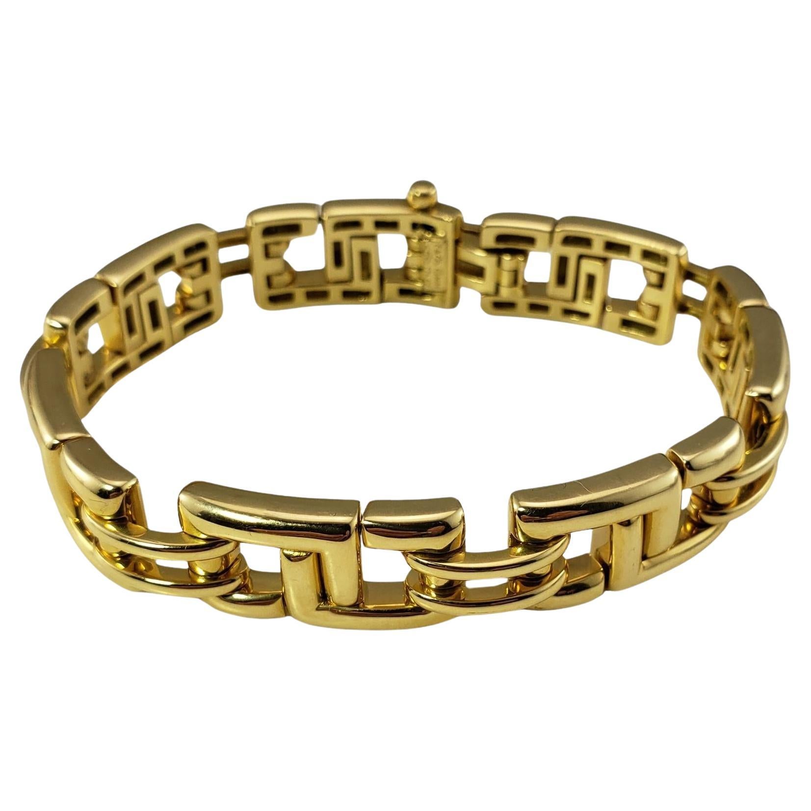 Tiffany & Co. Bracelet en or jaune 18 carats et biscayne n° 16626