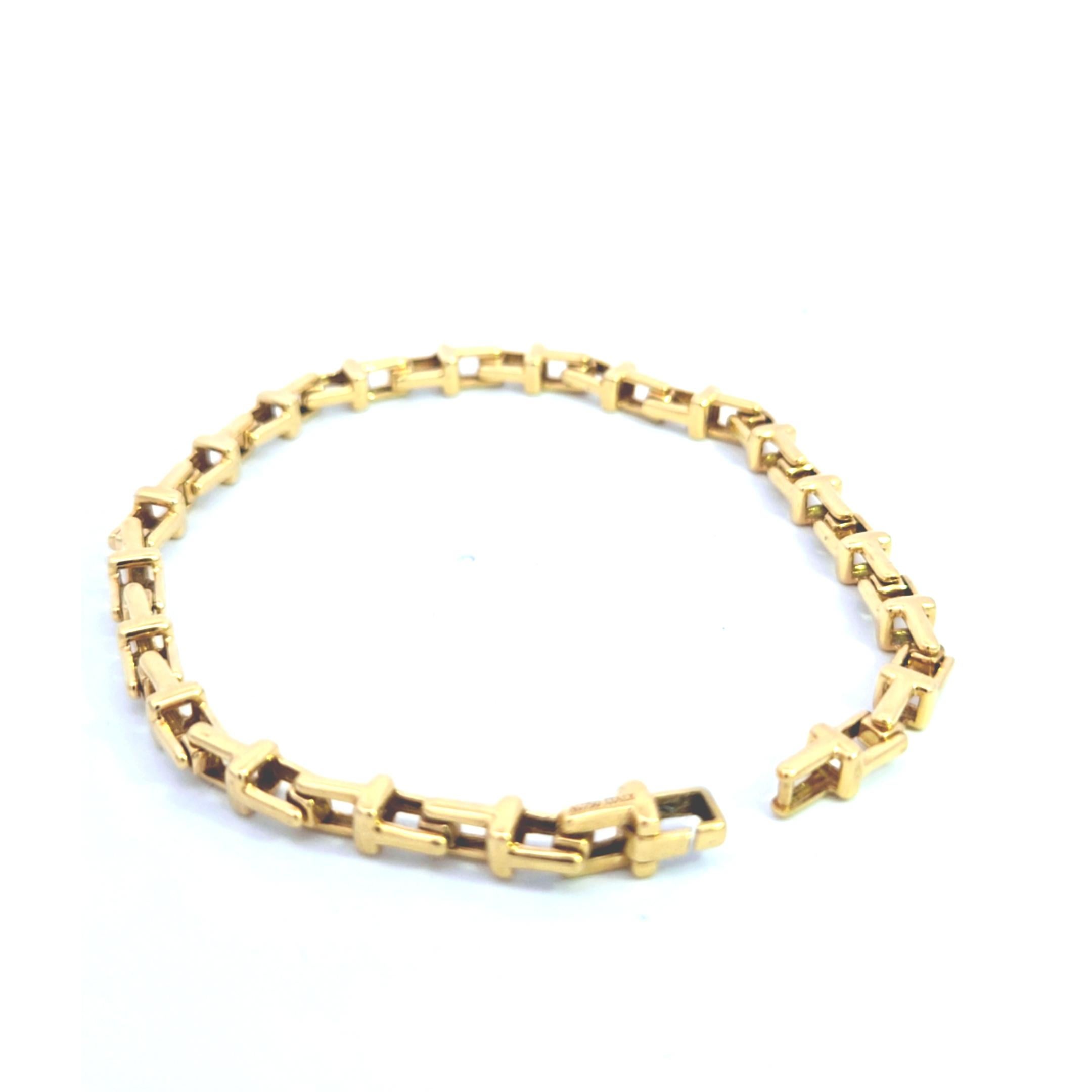 Tiffany & Co. 18 Karat Yellow Gold Bracelet.