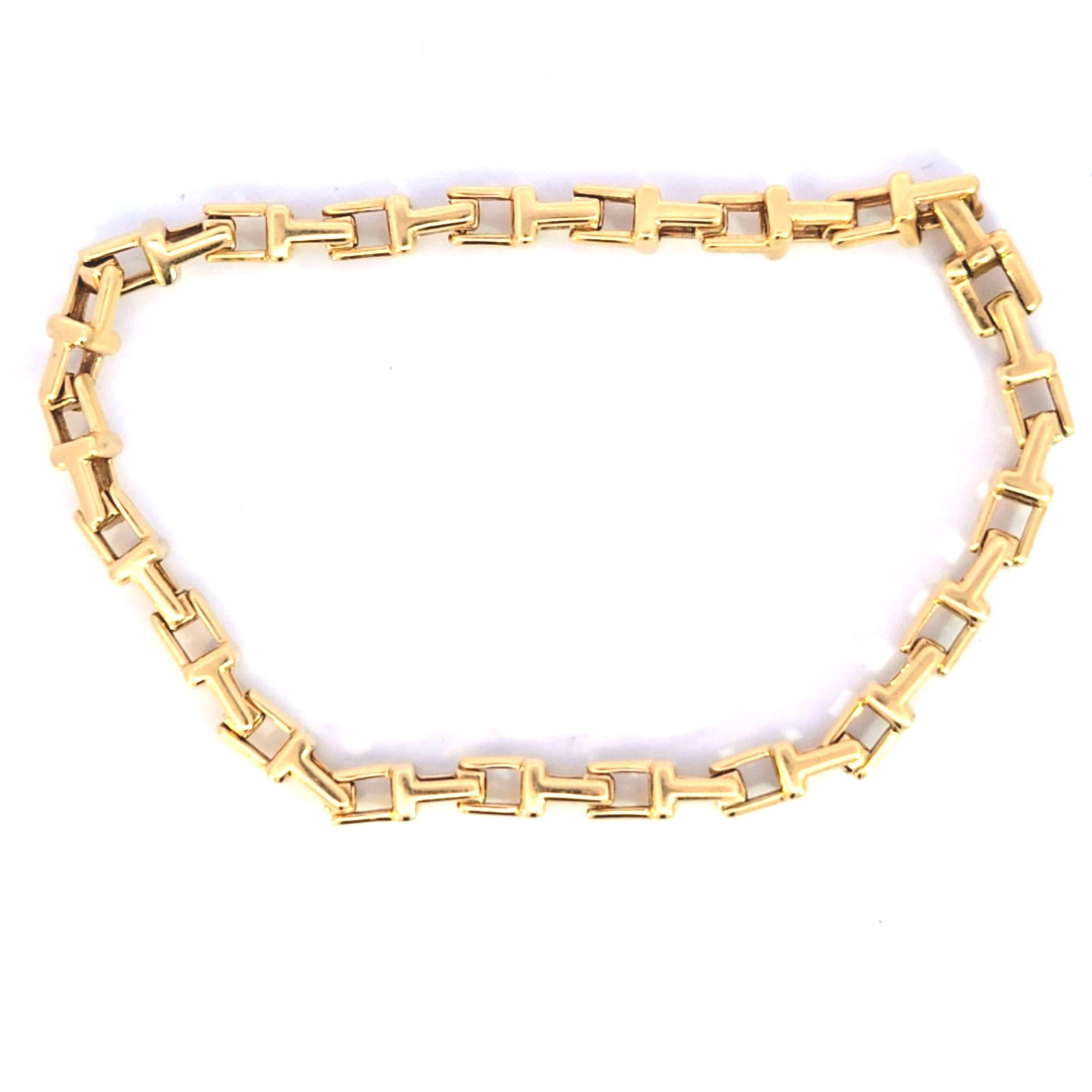 Tiffany & Co. 18 Karat Yellow Gold Bracelet 1