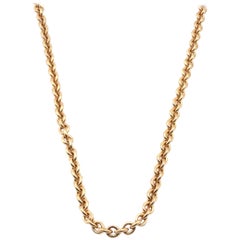 Tiffany & Co. 18 Karat Yellow Gold Cable Chain
