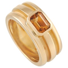 Tiffany & Co. 18 Karat Yellow Gold Citrine Ring