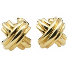 Tiffany & Co. 18 Karat Yellow Gold Clip Earring by Paloma Picasso