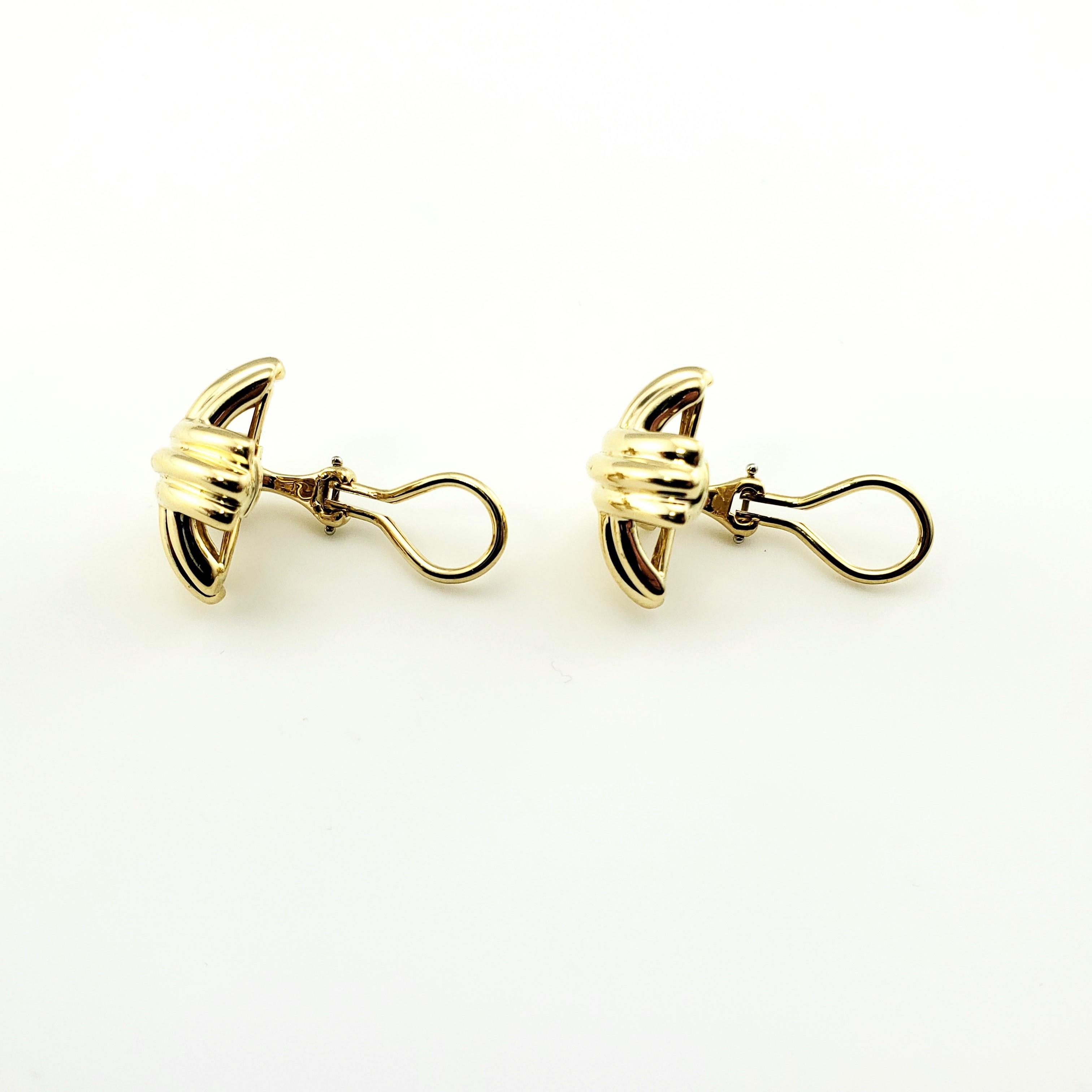 Tiffany & Co. 18 Karat Yellow Gold Clip-On Earrings 1