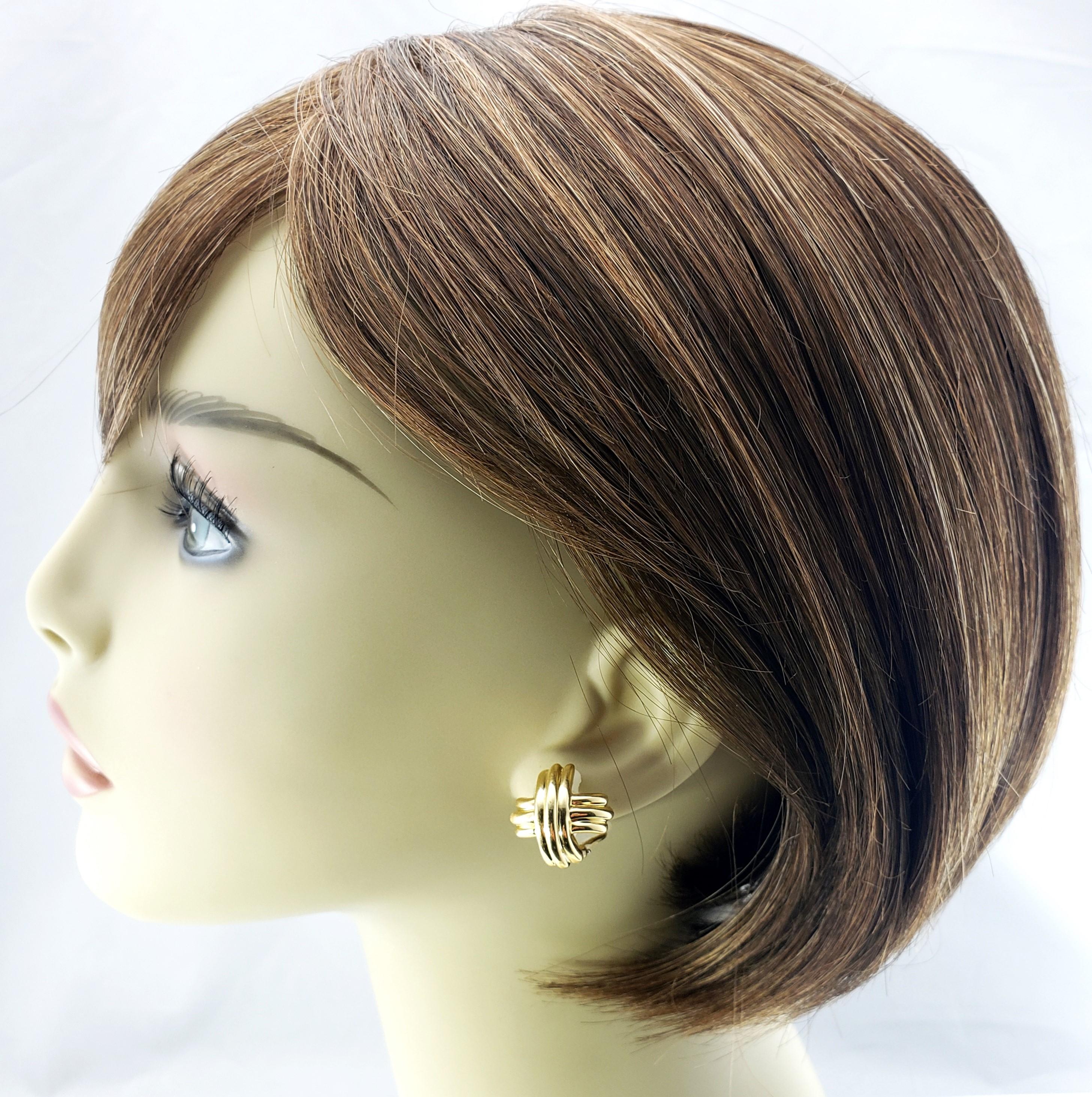 Tiffany & Co. 18 Karat Yellow Gold Clip-On Earrings 3