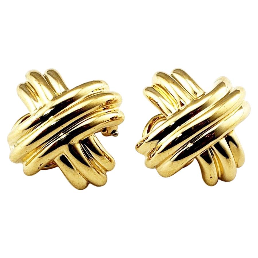 Tiffany & Co. 18 Karat Yellow Gold Clip-On Earrings
