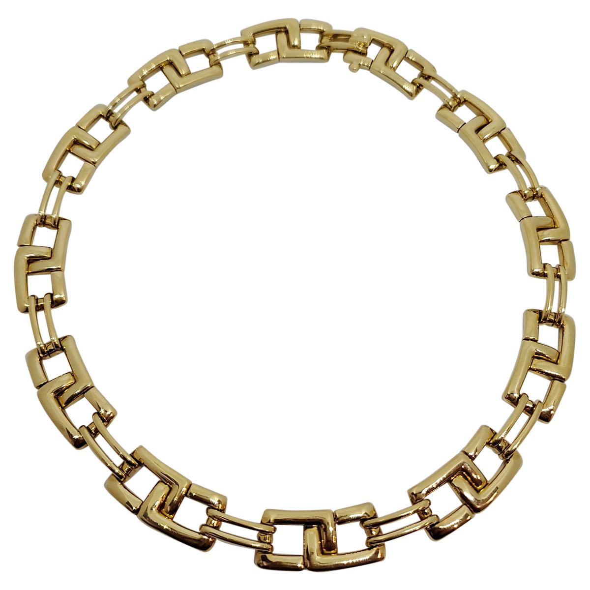 Tiffany & Co. 18 Karat Yellow Gold Collar Necklace