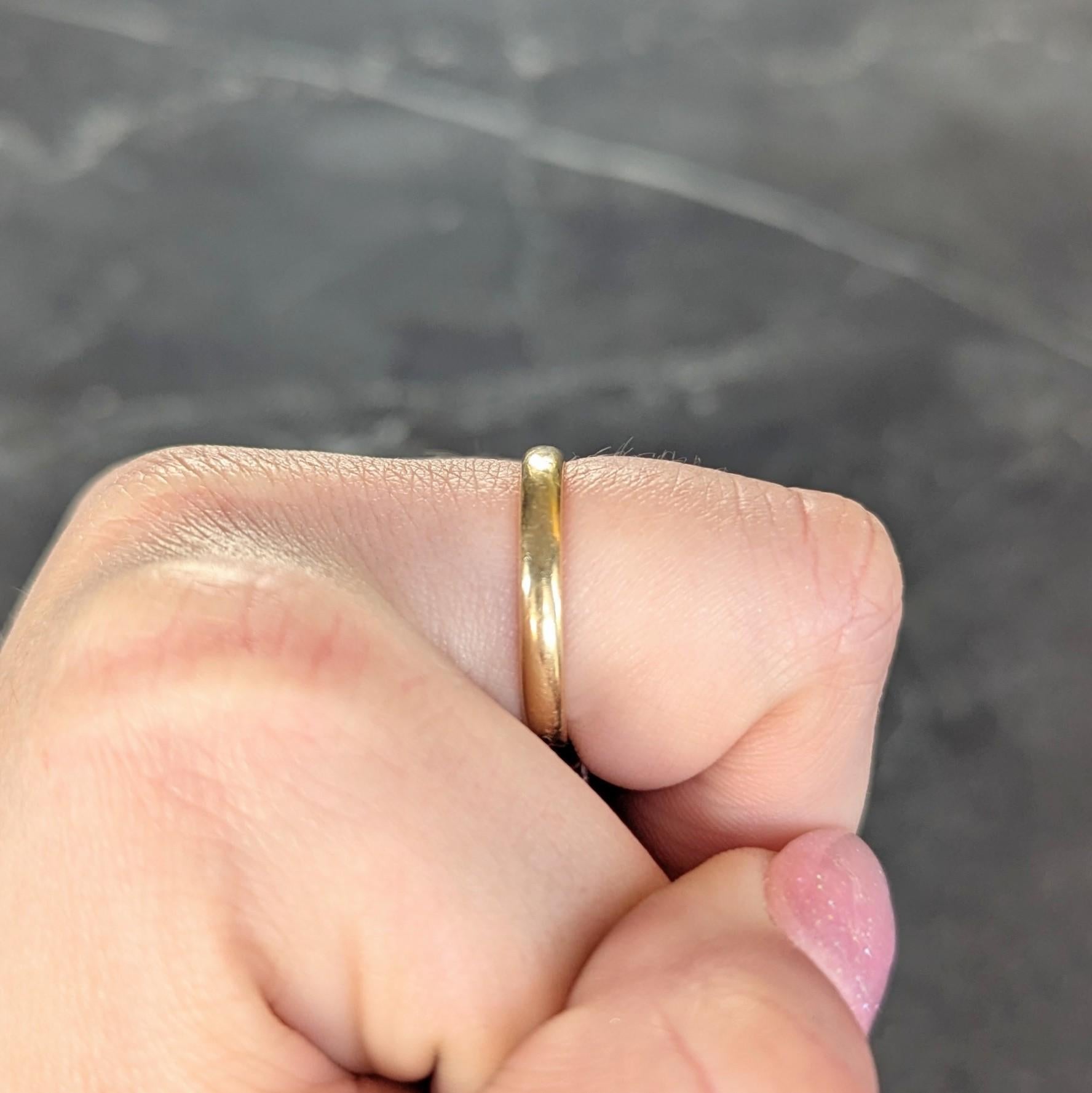 Tiffany & Co. 18 Karat Yellow Gold Contemporary Forever Men's Wedding Band Ring For Sale 3