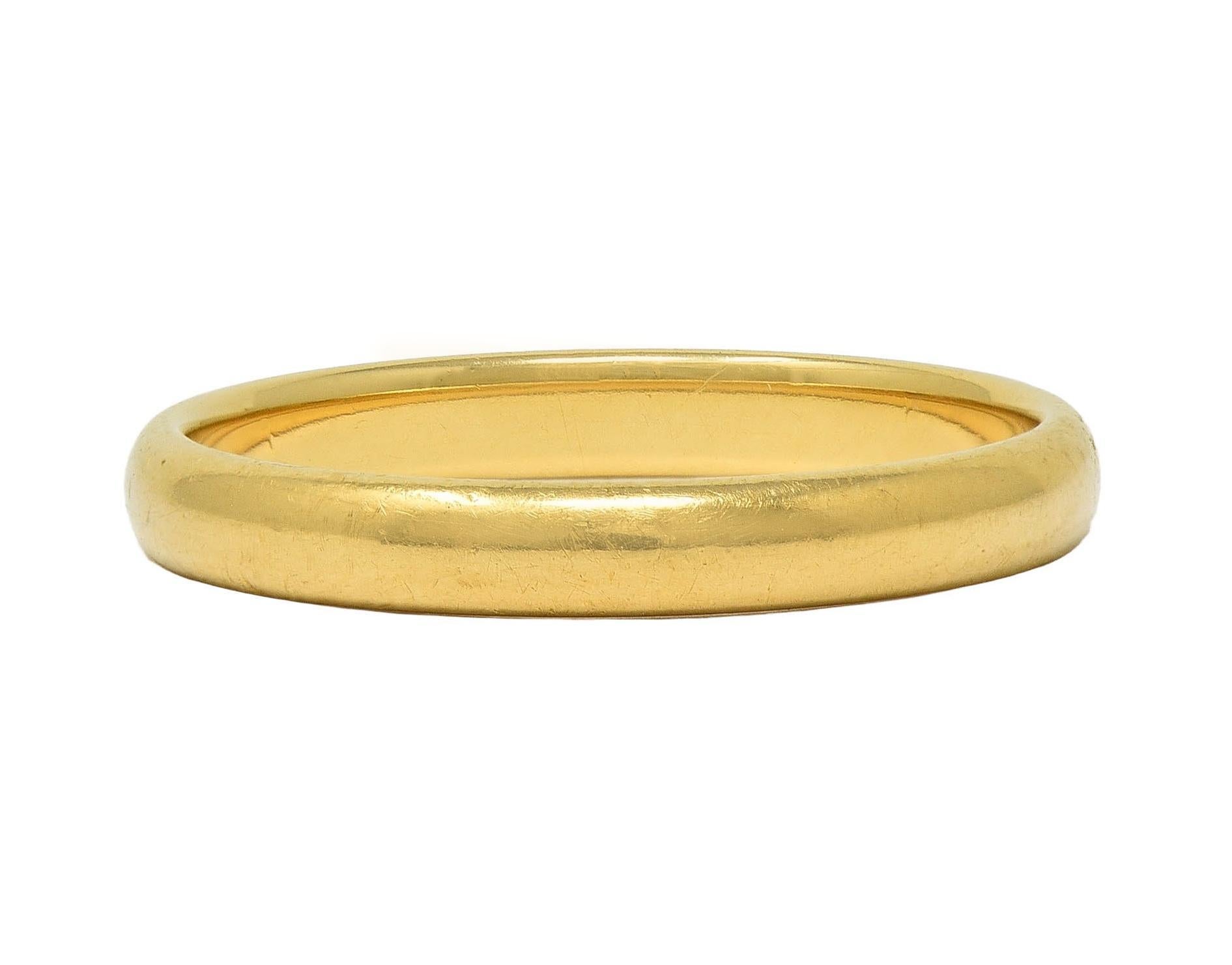 Tiffany & Co. Alianza de Boda Contemporánea para Hombre Forever en Oro Amarillo de 18 Kilates