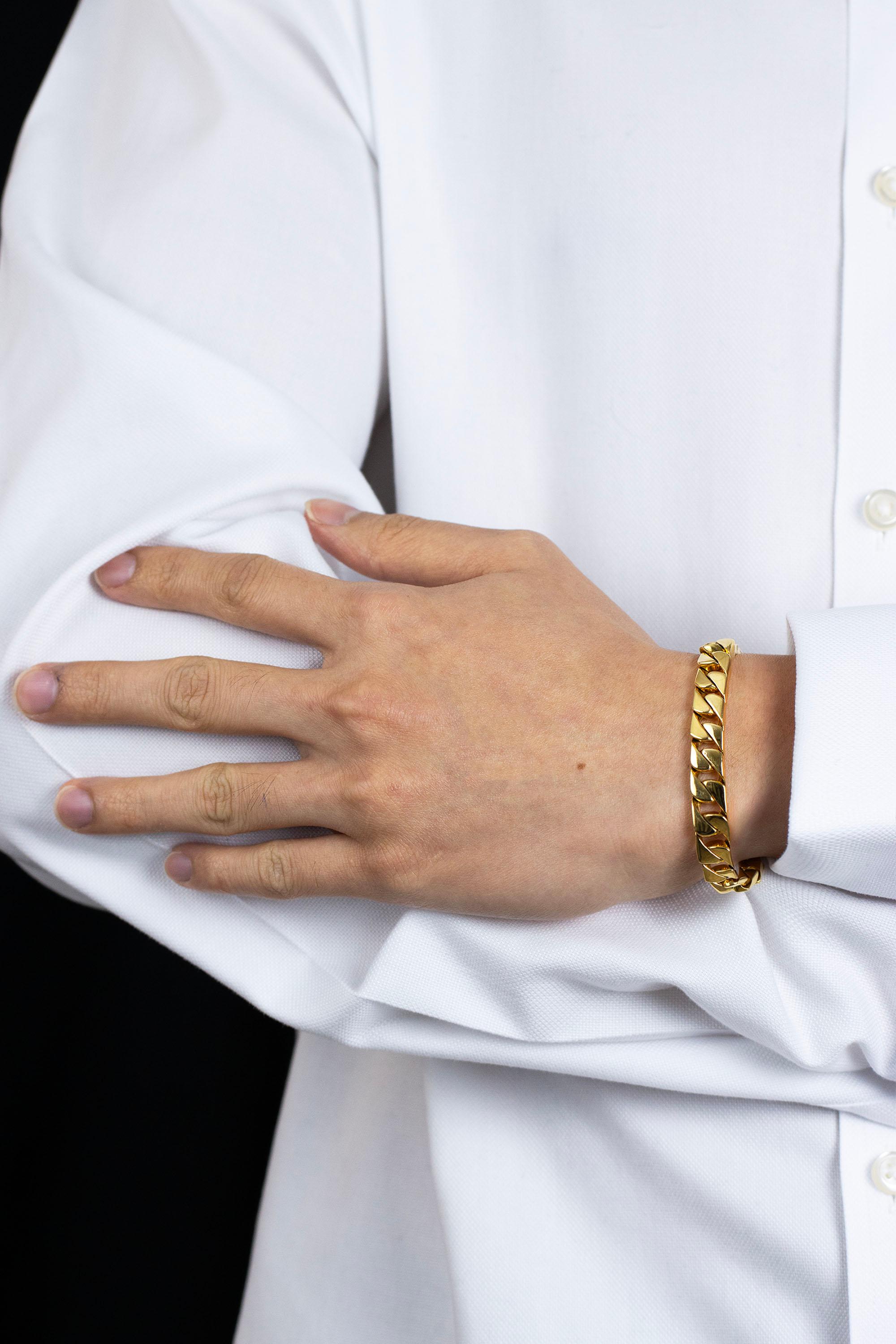 cuban bracelet gold