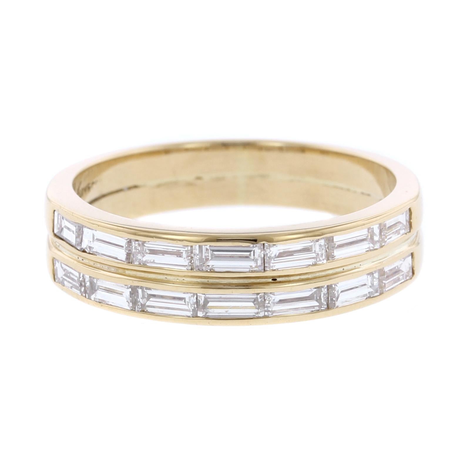 Tiffany & Co. 18 Karat Yellow Gold Diamond Ring For Sale