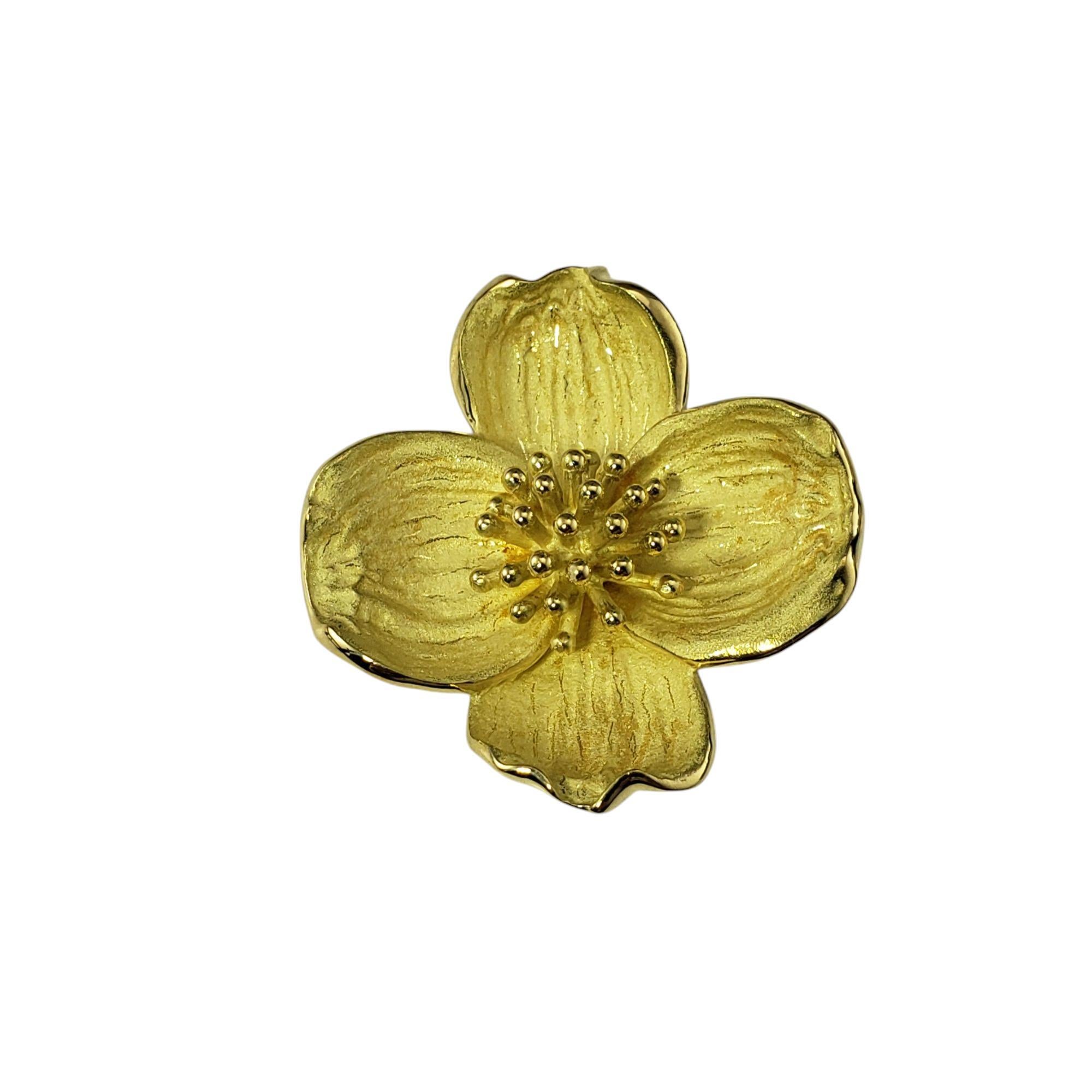 Tiffany & Co. 18 Karat Gelbgold Dogwood Blumenbrosche/Pin #21232, Tiffany & Co.