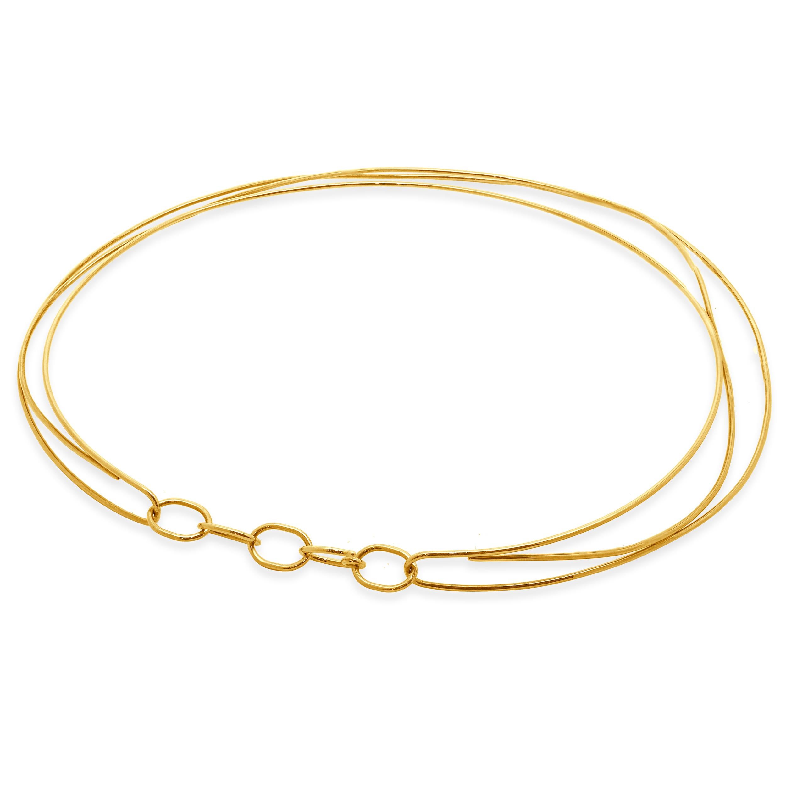 Créateur : Tiffany & co.
Matériau : Or jaune 18k
Dimensions : le collier mesure environ 19 pouces de long.
Poids : 25,40 grammes
