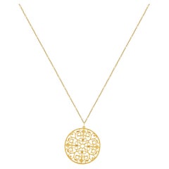 Tiffany & Co. 18 Karat Yellow Gold Enchant Rubedo Necklace