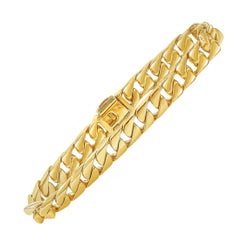 Tiffany & Co. 18k Yellow Gold Cuban Link Men's Bracelet