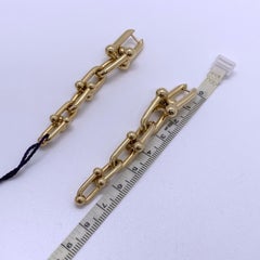 Tiffany & Co. 18 Karat Yellow Gold HardWear Graduated Link Earrings